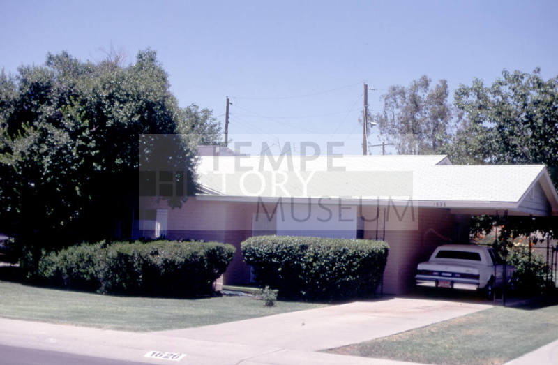 Property Address:  1626 East 12th Street, Tempe, Arizona
Subdivision Address:  Borden Homes