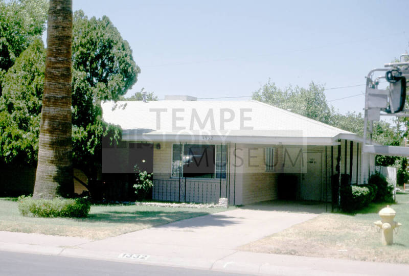 Property Address:  1332 East Lemon Street, Tempe, Arizona
Subdivision Address:  Tomlinson Estates