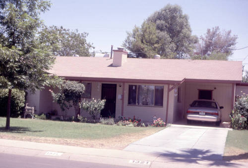 Property Address:  1321 East Lemon Street, Tempe, Arizona
Subdivision Address:  Tomlinson Estates