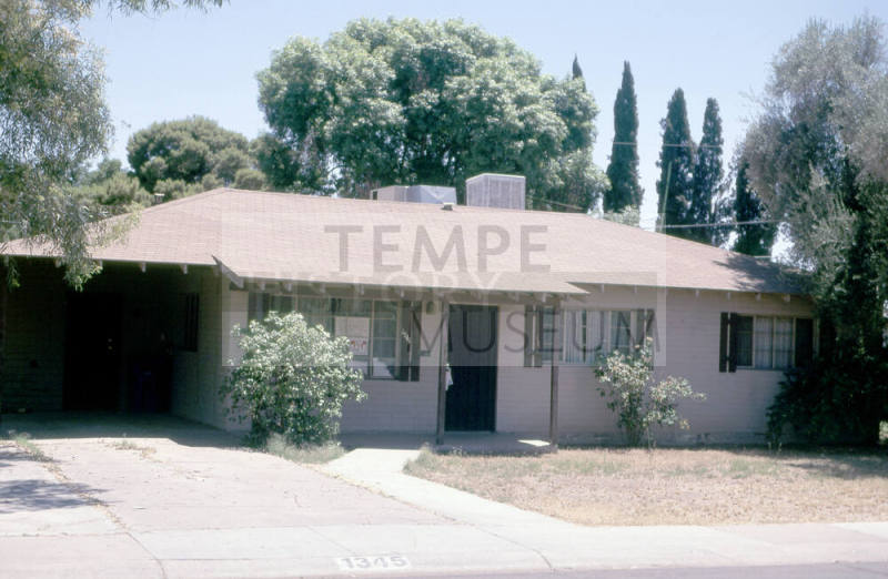 Property Address:  1345 East Lemon Street, Tempe, Arizona
Subdivision Address:  Tomlinson Estates