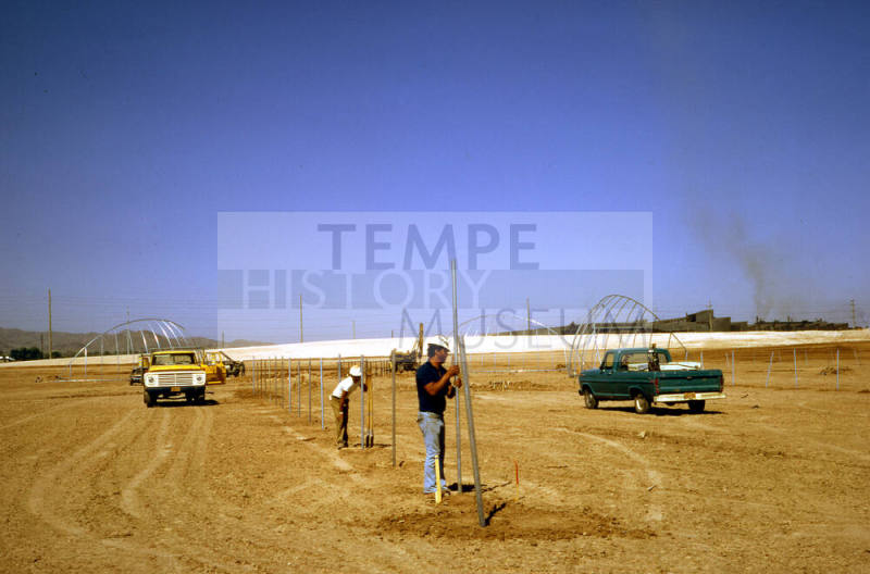 Kiwanis Park construction - softball fields