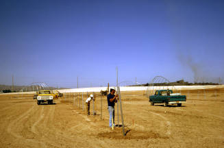 Kiwanis Park construction - softball fields