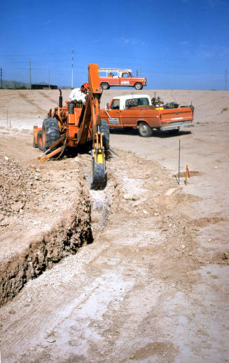 Pipeline ditch at Kiwanis Park