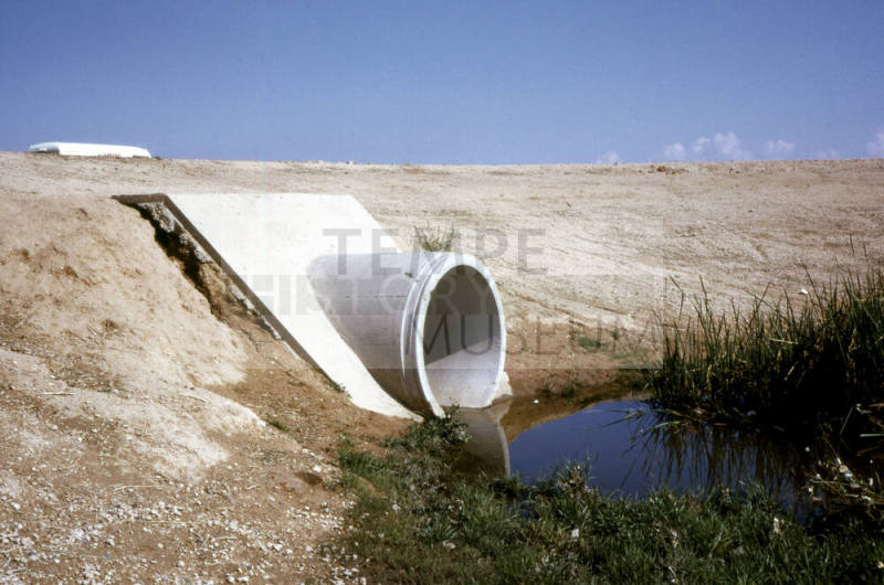 Drainage culvert at Kiwanis Park site
