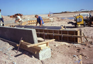 Construction work at Kiwanis Park