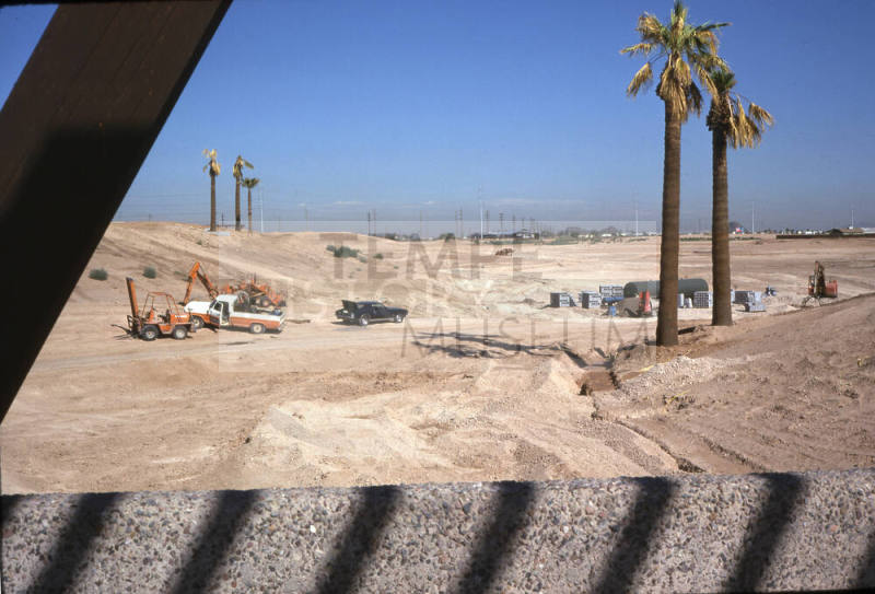 Construction work at Kiwanis Park