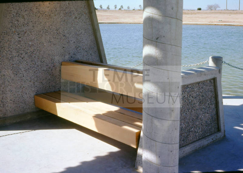 Ramada bench at Kiwanis Park