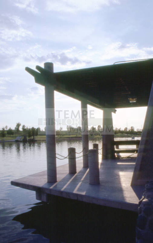 Kiwanis Park ramada at sunset