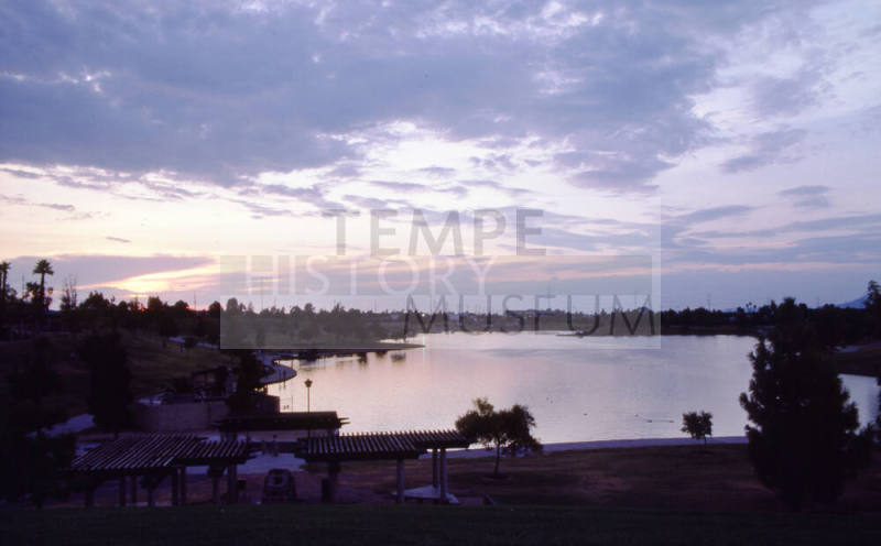 Kiwanis Park at sunset