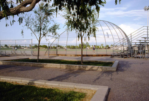 Kiwanis Park softball field in use