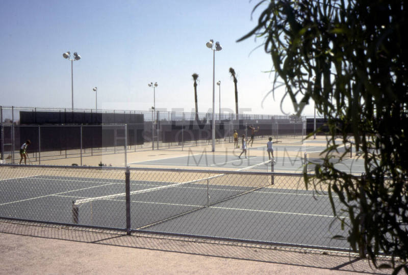 Tennis courts at Kiwanis Park