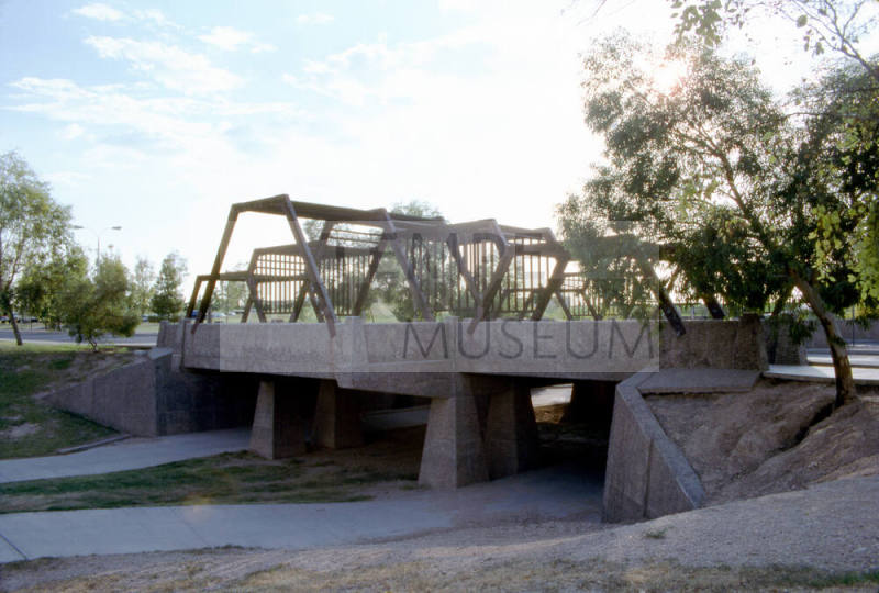 Kiwanis Park bridge and road