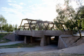 Kiwanis Park bridge and road