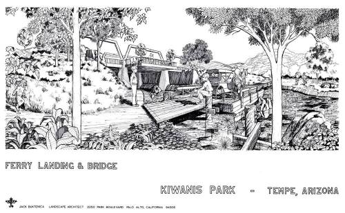 Kiwanis Park ferry landing and bridge design prints