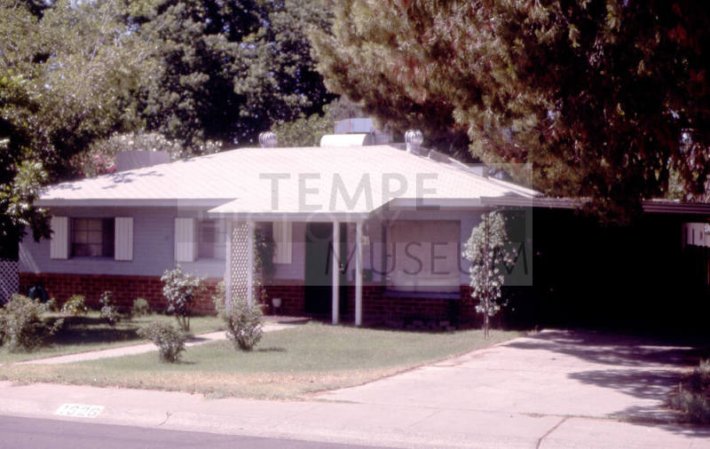 Property Address:  1626 East Williams Street, Tempe, Arizona
Subdivision Address:  Hudson Manor