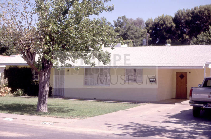 Property Address:  1425 East Williams Street, Tempe, Arizona
Subdivision Address:  Hudson Manor
