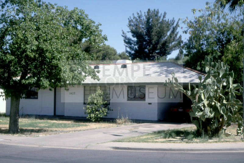 Property Address:  1433 East Williams Street, Tempe, Arizona
Subdivision Address:  Hudson Manor