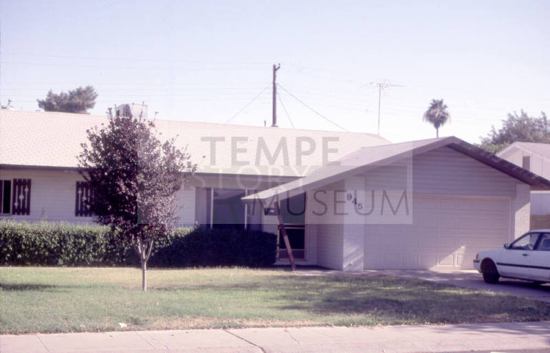 Property Address:  945 East Concorda Drive, Tempe, Arizona
Subdivision Address:  Hughes Acres