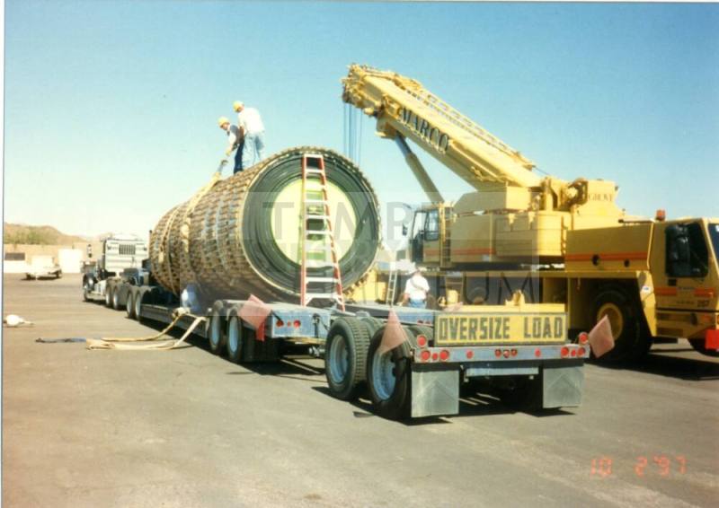 Tempe Town Lake Rubber Dam - delivery