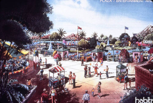 Rio Beach proposed plaza and entertainment area