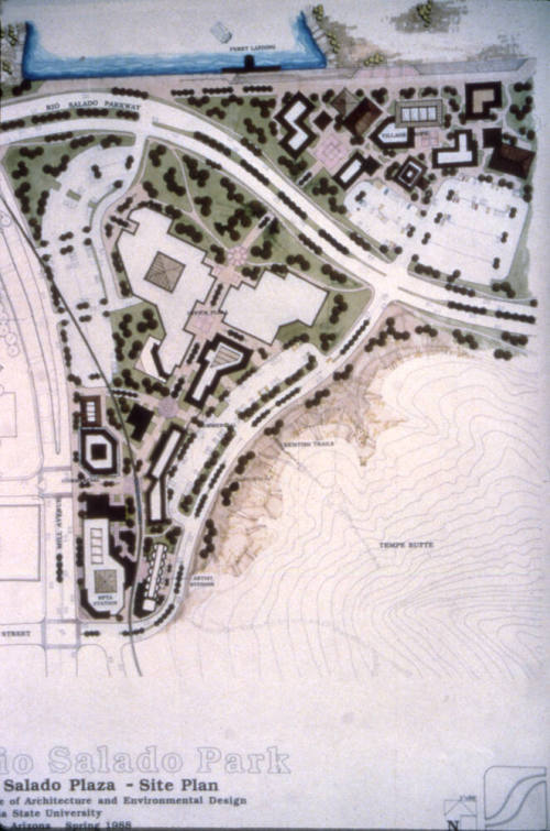 Rio Salado Park plaza site plan