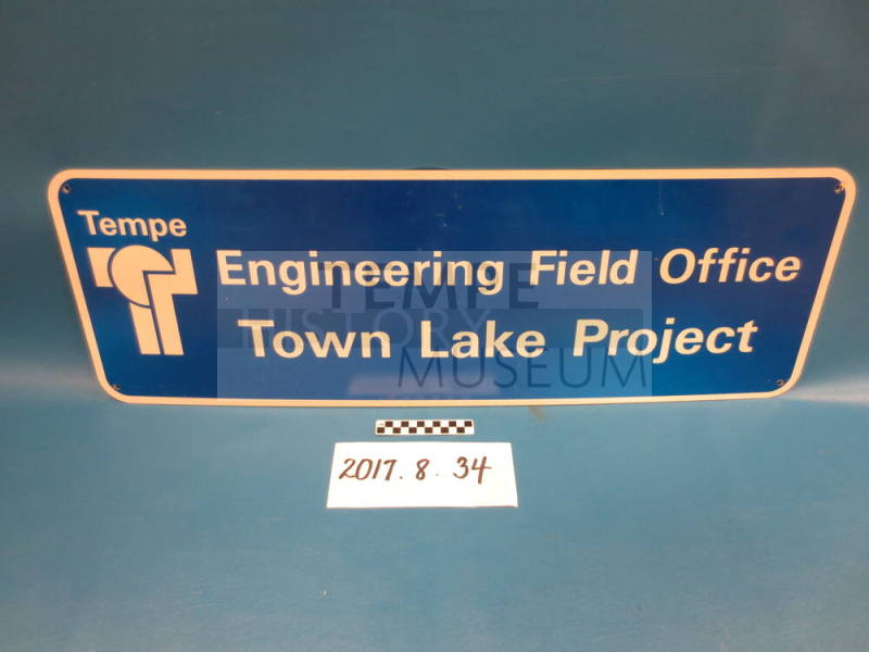 Tempe Town Lake Construction Office Sign