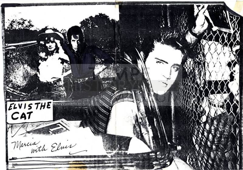 Poster - Marcia with Elvis