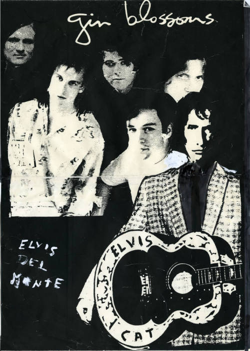 Gin Blossoms Elvis Del Monte poster