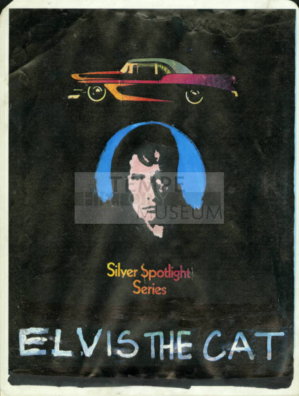 Elvis the Cat Silver Spotlight poster
