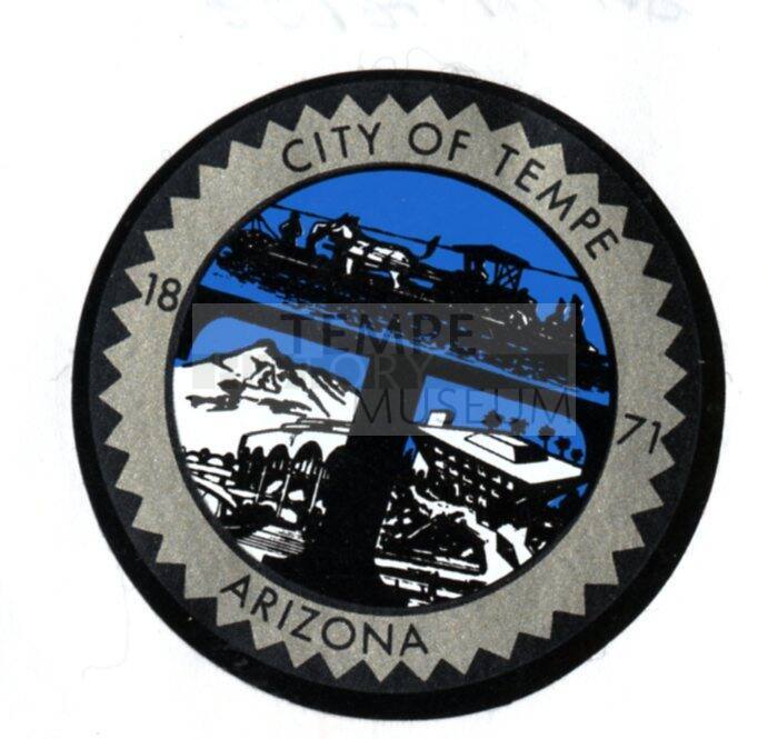 Tempe Centennial Sticker 1871-1971
