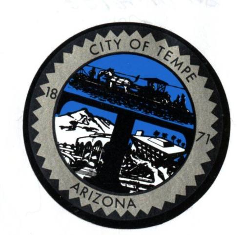 Tempe Centennial Sticker 1871-1971