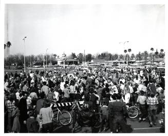 Tempe Center - Parking Lot Crowd