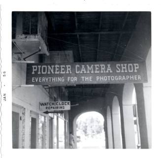 Pioneer Camera - 5th Street Location Signage