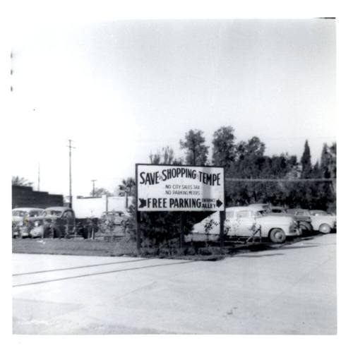 Early Tempe Parking Lot