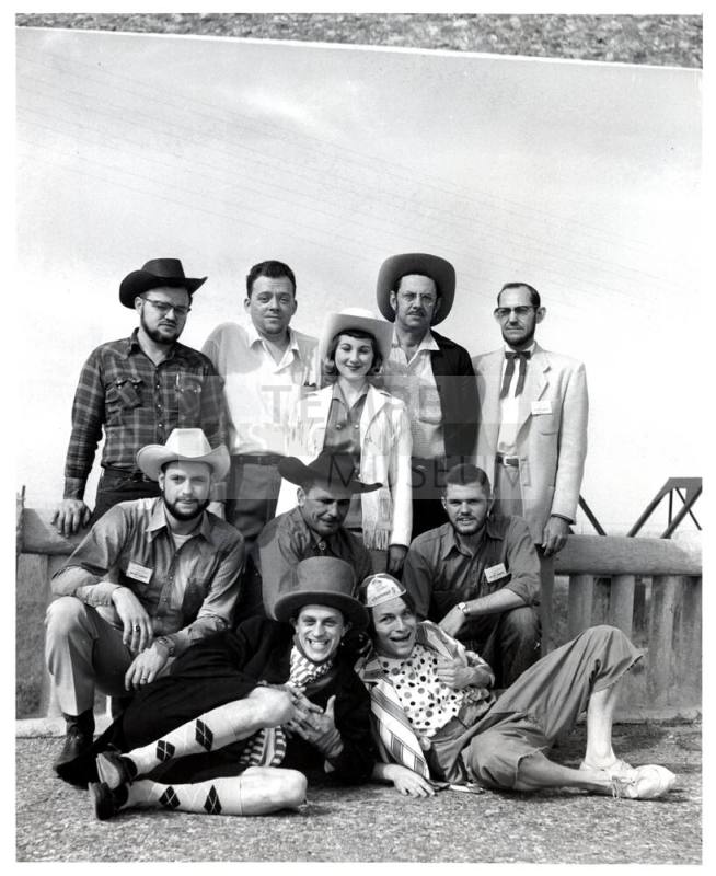 Jaycees Western Barbeque Group with Wallace and Ladmo