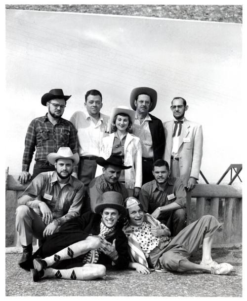 Jaycees Western Barbeque Group with Wallace and Ladmo