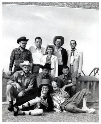 Jaycees Western Barbeque Group with Wallace and Ladmo