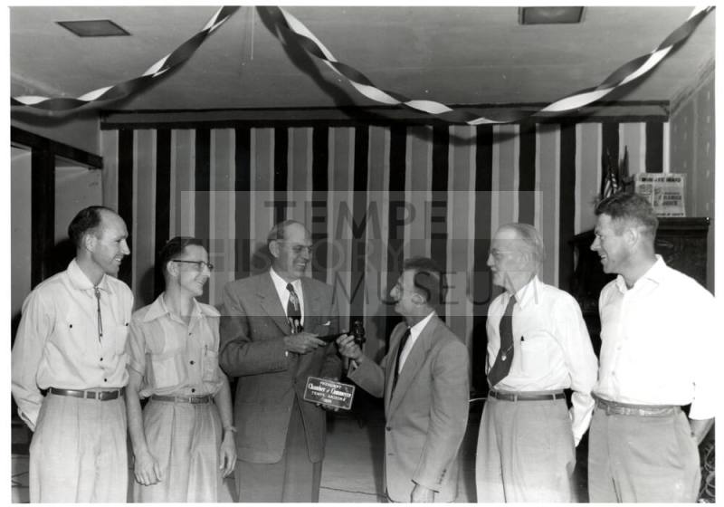 Tempe Chamber of Commerce Gavel Exchange 1955