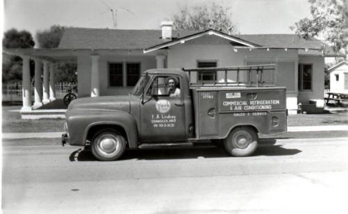 I.A. Lindsey Refrigeration Truck and Driver