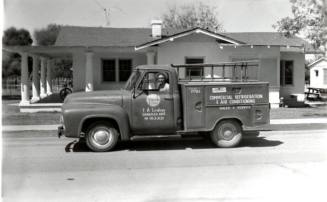 I.A. Lindsey Refrigeration Truck and Driver