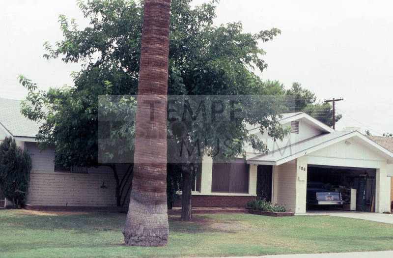Property Address:  106 East Geneva Drive, Tempe, Arizona
Subdivision Address:  Nu-Vista
