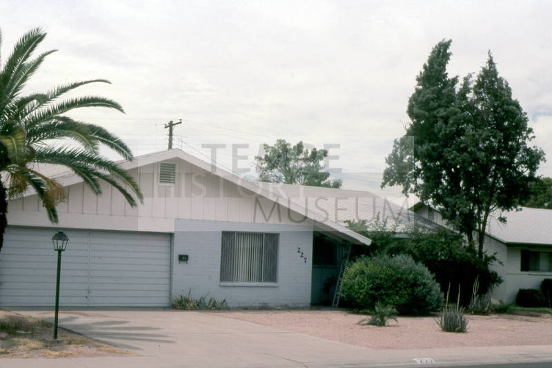 Property Address:  227 East Erie Drive, Tempe, Arizona
Subdivision Address:  Nu-Vista