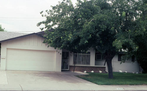 Property Address:  226 East Erie Drive, Tempe, Arizona
Subdivision Address:  Nu-Vista