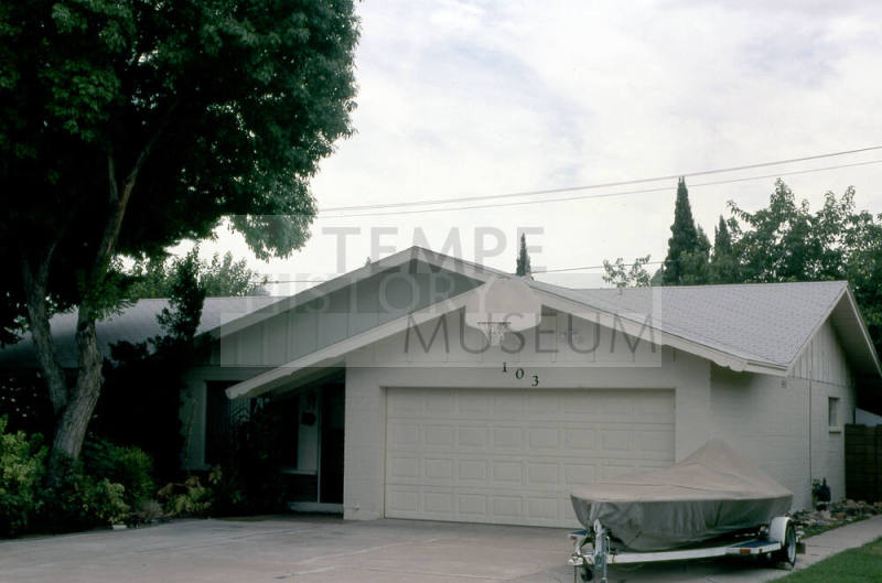 Property Address:  103 East Del Rio Drive, Tempe, Arizona
Subdivision Address:  Nu-Vista
