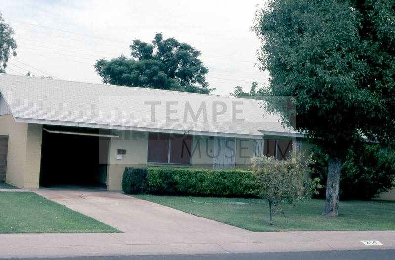 Property Address:  214 East Balboa Drive, Tempe, Arizona
Subdivision Address:  Nu-Vista