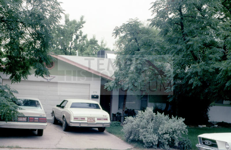 Property Address:  239 East Balboa Drive, Tempe, Arizona
Subdivision Address:  Nu-Vista