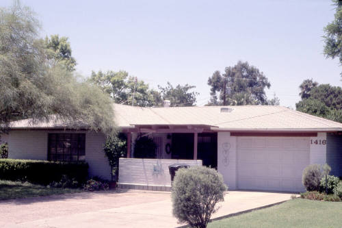 Property Address:  1416 South Oakley Place, Tempe, Arizona
Subdivision Address:  University Park