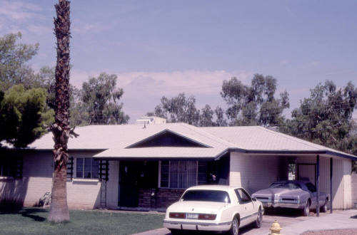 Property Address:  1350 East Orange Street, Tempe, Arizona
Subdivision Address:  Carlson Park