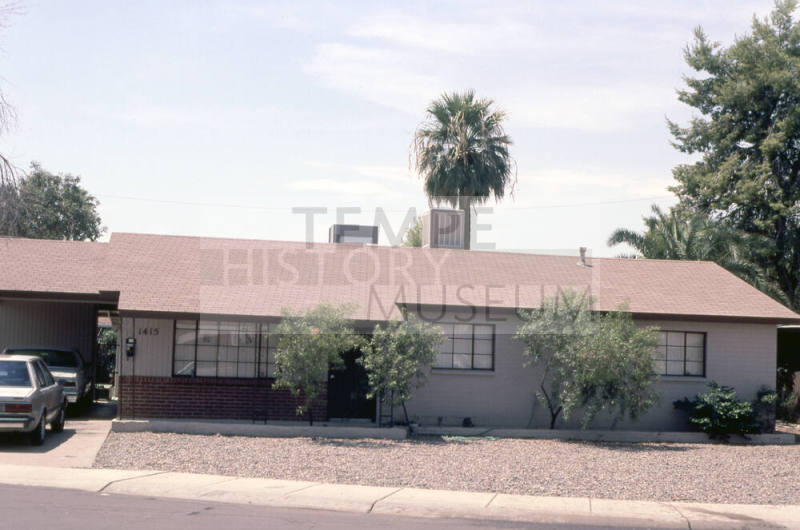 Property Address:  1415 East Don Carlos, Tempe, Arizona
Subdivision Address:  Carlson Park