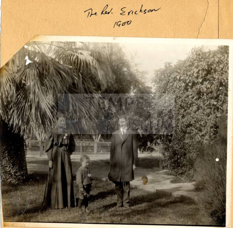 Photograph: The Reverend Mr. Erickson, First Congregational Church of Tempe